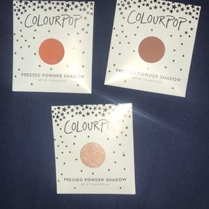 Never used 4 bundle Colourpop shadows